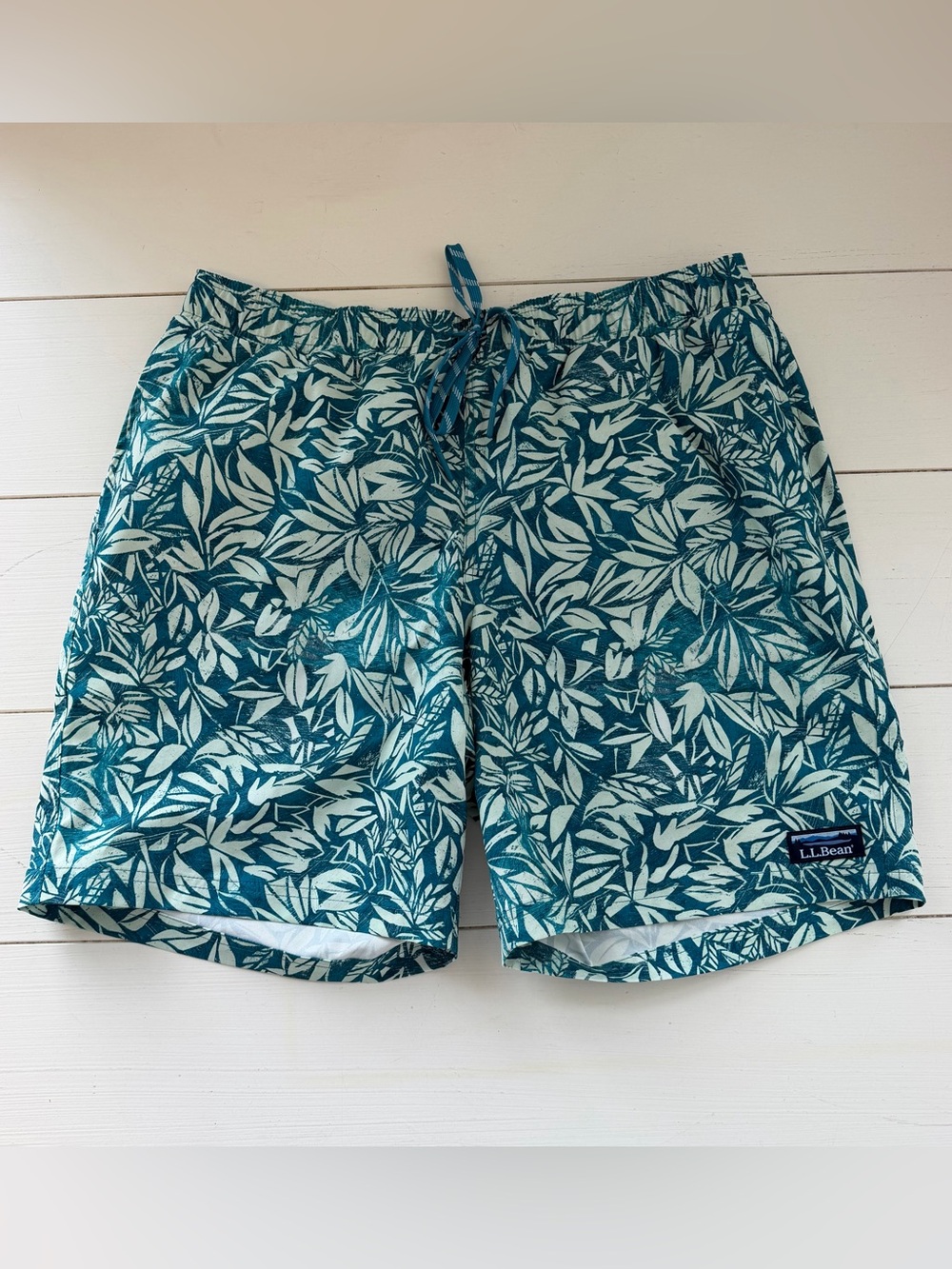 L.L. Bean Vacationland Stretch Swim Trunks
